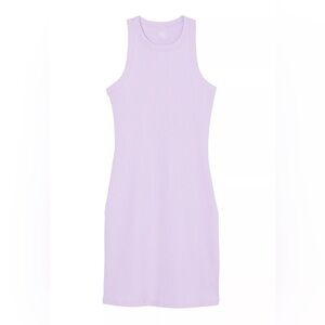 RIBBED MODELER MINI DRESS PINK VS